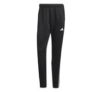 Adidas Pantalon de survêtement Train Essentials 3-Stripes noir/blanc – 100% polyester recyclé – S