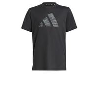 adidas Training Essentials Camo-Print T-Shirt Unisexe pour Enfant, Noir, 11-12 Ans