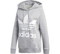 adidas Trefoil Sweat-shirt a Capuche - Femme - Gris (Medium Grey Heather) - FR:48