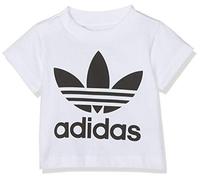 adidas Trefoil Tee T-Shirt Enfant White/Black FR: XS (Taille Fabricant: 3-6m)