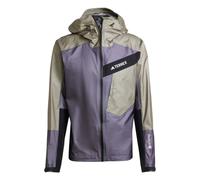 Veste impermeable adidas terrex trk gtx khaki violet homme