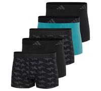 adidas Trunk (5pk) -Active Flex Cotton-Bequeme Unterwäsche Short/Culotte, Assorted_4am019, M Hommes