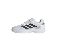 adidas Ubersonic Kids Tennis Shoes Chaussures, Cloud White/Core Black/Silver Metallic, 22 EU