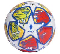 adidas Ballon de football UEFA Champions League FIFA, qualité professionnelle IN9340, unisexe, blanc/bleu clair/orange fluo, 5
