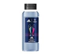 adidas UEFA Champions League Goal Edition Gel douche, parfum vert frais de longue durée avec huiles essentielles naturelles pour hommes, 250 ml