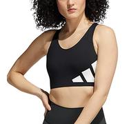 adidas ULT Alpha 3bar Soutien-Gorge de Sport Femme, Noir/Blanc, XS