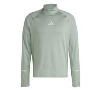 adidas Ultimate High Visibility Half-Zip Maillot De Course Hommes - Gris, Taille XXL