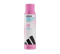 adidas Déodorant spray anti-transpirant Ultra Fresh Control pour femme, Parfum frais, Protection contre la transpiration pendant 72 heures, Doux pour la peau, Formule vegan, 150 ml