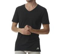 Adidas Underwear Maillot De Corps à Manches Courtes Et Col En V Active Flex Cotton 2 Unités