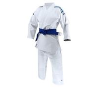 Adidas Uniforme de Judo Club pour Hommes, Femmes et Enfants | Parfait pour l'entraînement | Uniforme de Judo en Polycoton Durable avec Ceinture Blanche Incluse, 350 g