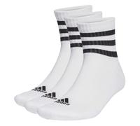 adidas - 3S Cushioned Sportswear Mid 3-Pack - Chaussettes multifonctions - Unisex S - EU: 37-39 - white / black