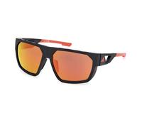 Adidas, unisex, Accessoires, Noir, Taille: 61 MM Miroir Noir Mat Lunettes de soleil