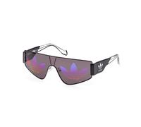 Adidas Unisex Adidas OR0077 05A Lunettes de soleil Métal Noir Gris Masque Normale