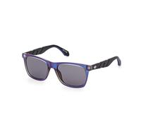 Lunettes adidas Originals OR0101 lilas bleu noir verres à effet miroir gris