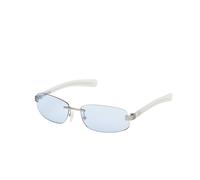 Adidas Unisex Adidas OR0130 17V Lunettes de soleil Métal Palladium Bleu Carré Photochromique