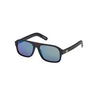 Adidas Unisex Adidas OR0141 02Q Lunettes de soleil Acétate Noir Vert Pilote Normale