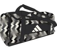adidas Unisex adidas Tiro Graphic Duffel Bag, Grey Four/Off White, One Size