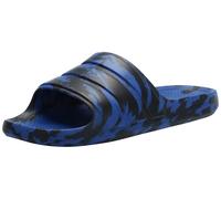 adidas Unisex Adilette Flow Slide Sandal, Team Royal Blue/Black/Team Royal Blue, 4 US Men
