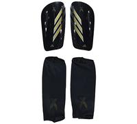 adidas Unisex-Adult X League Shin Guards, Black/Night Grey/Matte Gold, X-Small