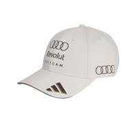 adidas Unisex Audi REVOLUT Formula One Team Baseball Cap, Chalk Pearl, XXS-XS