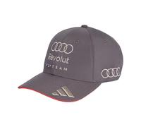 adidas Unisex Audi REVOLUT Formula One Team Baseball Cap, Grey strata, M-L