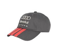 adidas Unisex Audi REVOLUT Formula One Team DNA 3 Stripes Cap, Utility Black, M-L