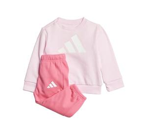 adidas Unisex Baby BIG LOGO ESSENTIALS JOGGER, Clear Pink/White, 0-3 Months
