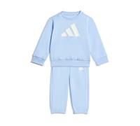 adidas Unisex Baby BIG LOGO ESSENTIALS JOGGER, glow blue/white/white, 6-9 Months