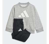 adidas Unisex Baby BIG LOGO ESSENTIALS JOGGER, medium grey heather/white, 2-3 Years