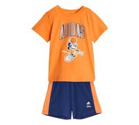 adidas Unisex Baby DISNEY MICKEY MOUSE T-SHIRT SET, Pure Orange/off white, 3-6 Months