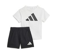 adidas Unisex Baby ESSENTIALS BIG LOGO T-SHIRT SET, white/black, 3-6 Months