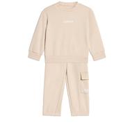 adidas Unisex Baby ESSENTIALS LINEAR LOGO JOGGER, Crystal Linen/white, 18-24 Months