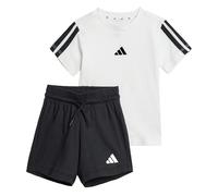 adidas Unisex Baby ESSENTIALS T-SHIRT SET, white/black, 0-3 Months