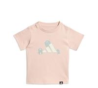 adidas Unisex Baby Infant Tiro_NSTER Graphic T-Shirt, Blush Pink, 2-3 Years