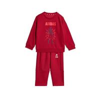 adidas Unisex Baby MARVEL SPIDER-MAN JOGGER, active maroon/off white, 12-18 Months