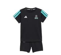 adidas Unisex Baby MERCEDES - AMG PETRONAS FORMULA 1 TEAM DNA BABY JOGGER SHORT SLEEVE, black/semi mint rush, 2-3 Years