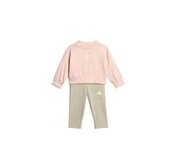adidas Unisex Baby SEASONALS SWEAT SET, blush pink/white, 0-3 Months