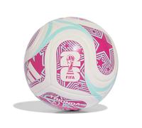 adidas Unisex Ballon World Cup 26 TRIONDA Club, White/Flash Aqua/Shock Pink, 5