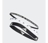 Adidas Bandeaux d'entraînement Unisexe Largeurs multiples – Lot de 3 Noir/Blanc M