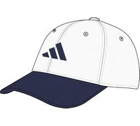 adidas Unisex Baseball Cap Flexfit, White/Dark Blue/Grey Two, L-XL