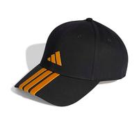 adidas Unisex Bball 3S Cap New Logo, Black/Collegiate Gold, XXS-XS