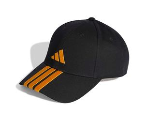 adidas Unisex Bball 3S Cap New Logo, Black/Collegiate Gold, XXS-XS