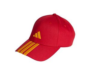 adidas Unisex Bball 3S Cap New Logo, Team Power Red 2/Crew Yellow, S-M
