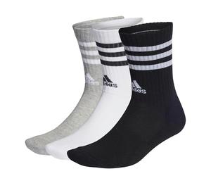 adidas Unisex Chaussettes matelassées 3-Stripes (3 paires)