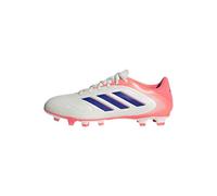 adidas Unisex Chaussure Copa Pure 3 Club Terrain Souple/Multi-Surfaces, Off White/Lucid Blue/Signal Coral, 45 1/3