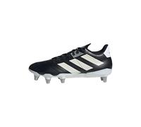 adidas Unisex Chaussure de Rugby Kakari Terrain Gras, Core Black/Zero Metalic/Silver Metallic, 44 2/3