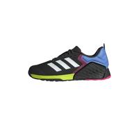adidas Unisex Chaussure de Training Dropset 3, Core Black/Cloud White/Lucid Lemon, 43 1/3