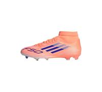 adidas Unisex Chaussure mi-Montante F50 League Terrain Souple/Multi-Surfaces, Beam Orange/Lucid Blue/Cloud White, 42 2/3