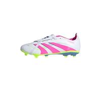 adidas Unisex Chaussure Predator Languette rabattue Terrain Souple/Multi-Surfaces, Cloud White/Lucid Pink/Lucid Lemon, 43 1/3