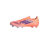 adidas Unisex Chaussure sans Lacets F50 League Terrain Souple/Multi-Surfaces, Beam Orange/Lucid Blue/Cloud White, 44 2/3